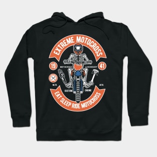 Eat Sleep Ride Motocross - Extreme Motocross Hoodie